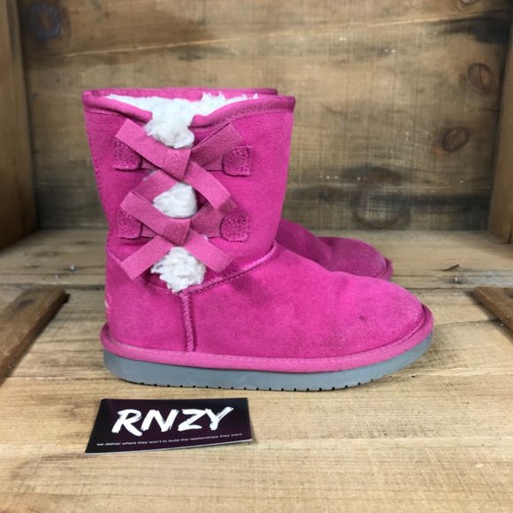 UGG Other - Ugg Koolaburra Victoria Pink Bow Short Boot